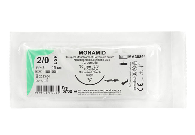 Monofilament Polyamide Suture (Nylon) - Universal Sutures